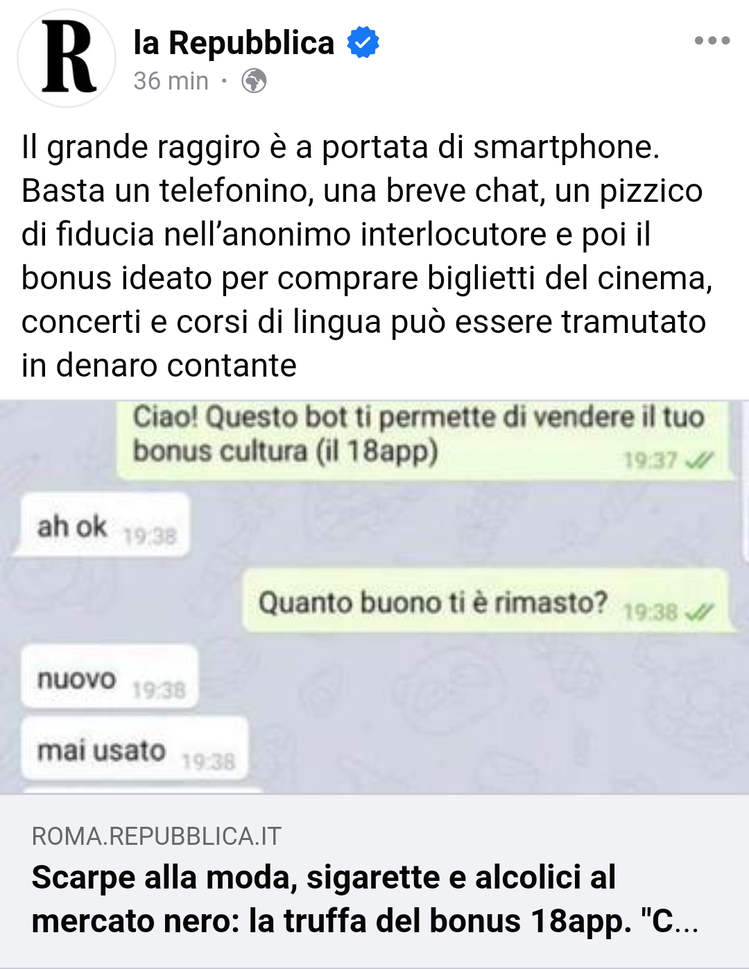 Mi dispiace che non si può capire chi ne faccia un uso lecito