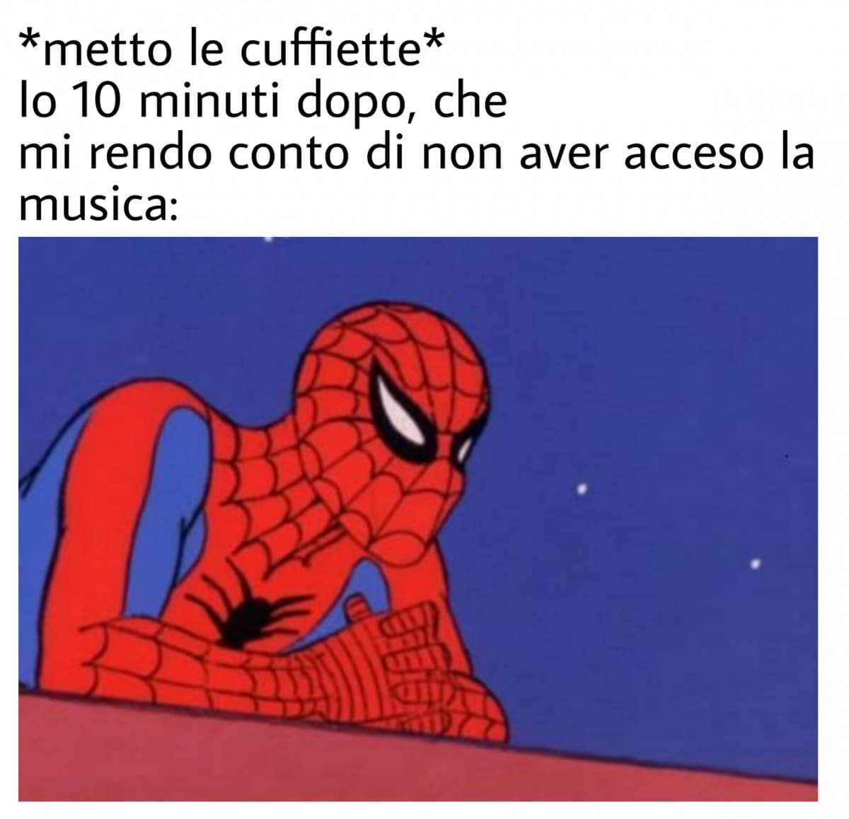 Comunque è ancora spenta