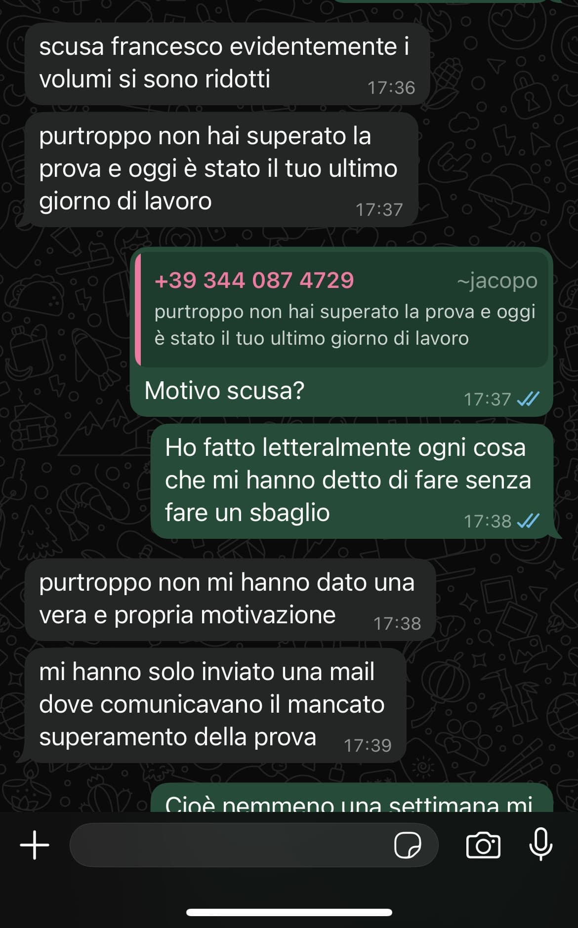 Hahahaha non ci credo dai è la seconda volta che mi capita 