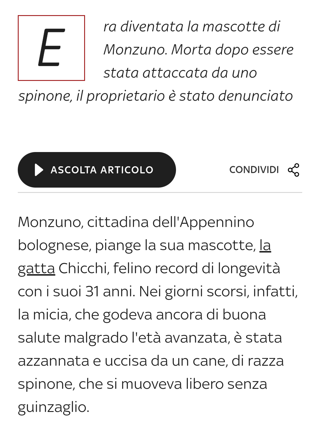 È buono, cit.