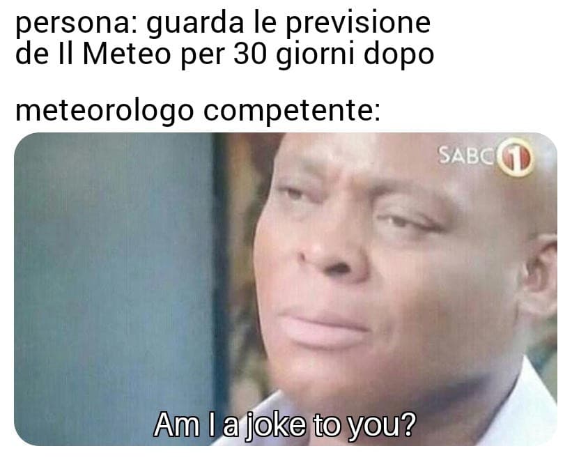 So che la gente normale non studia meteorologia in seconda liceo, però spero che la capiate