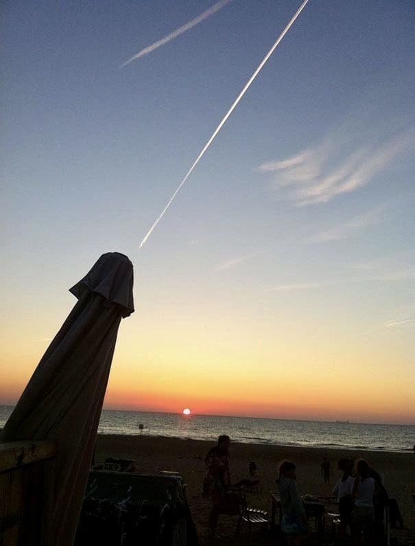 Tramonto “romantico” in spiaggia ❤️