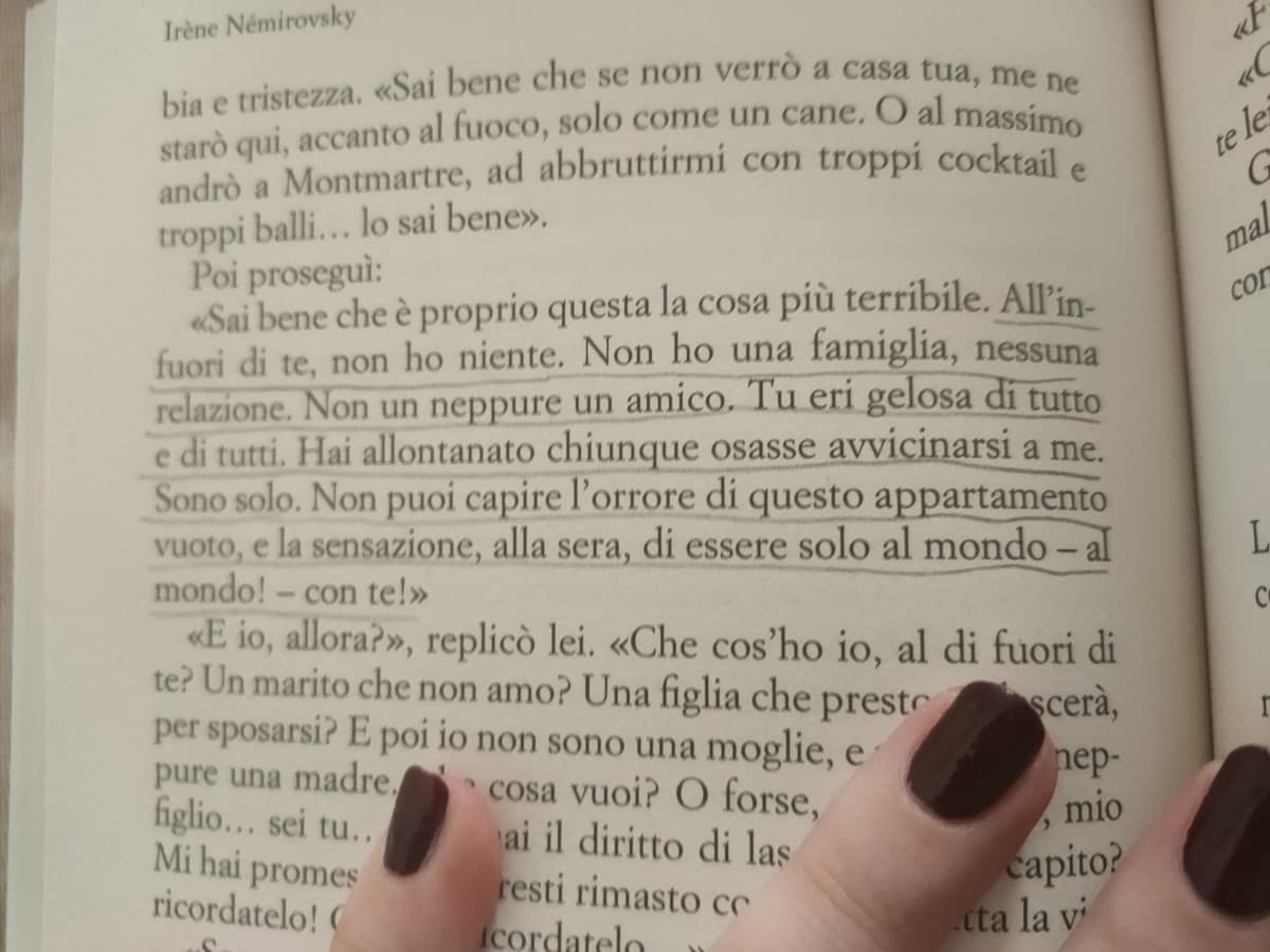 mentalmente sono bloccata all'anno scorso, al mese di dicembre e alle sue parole