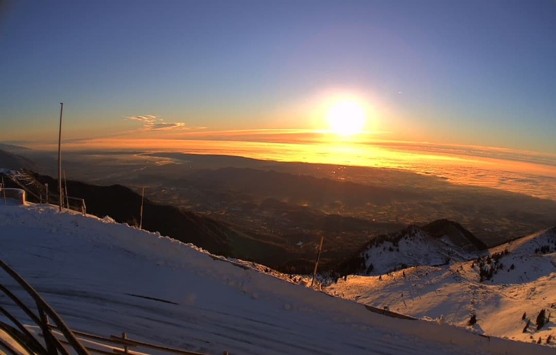 immagine dalla webcam sul Monte Grappa. E da un po che non ci vado e non é nemmeno troppo distante