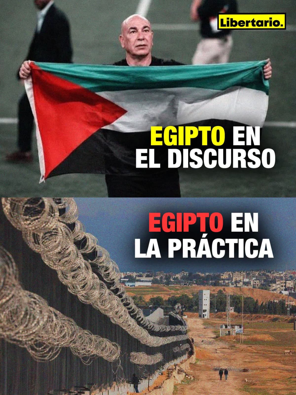 E voi avete mai visto PROPAL protestare contro l'egitto che ha creato un muro ai confini della palestina e non accoglie nessun palestinese?