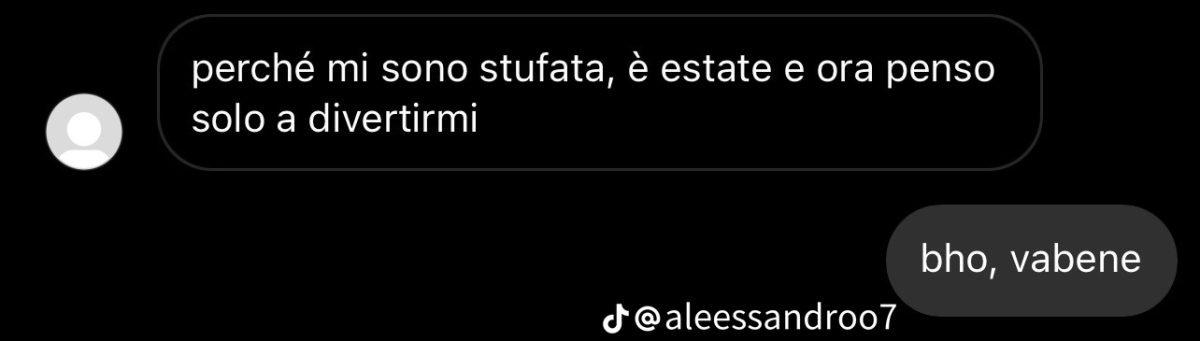 Tipica frase di una ragazza che dopo ti fa passare per quello che non la trattava bene 