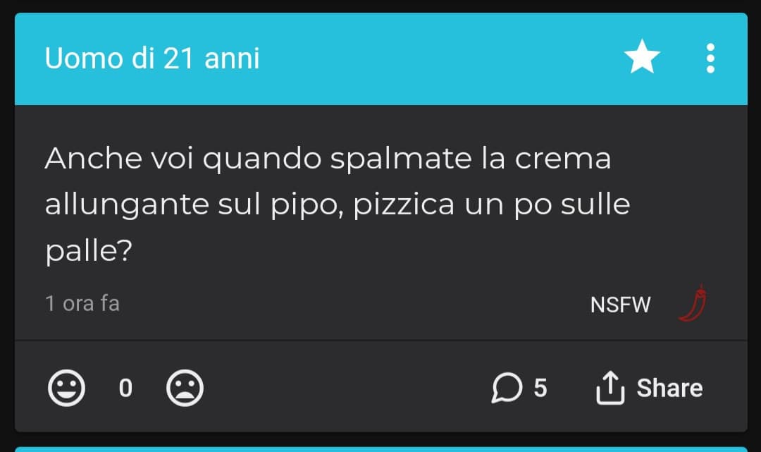 Zio bricco ti hanno dato la pasta abrasiva che uso in officina sei stato vittima del trollaggio aspetta un po e avrai meno diritti