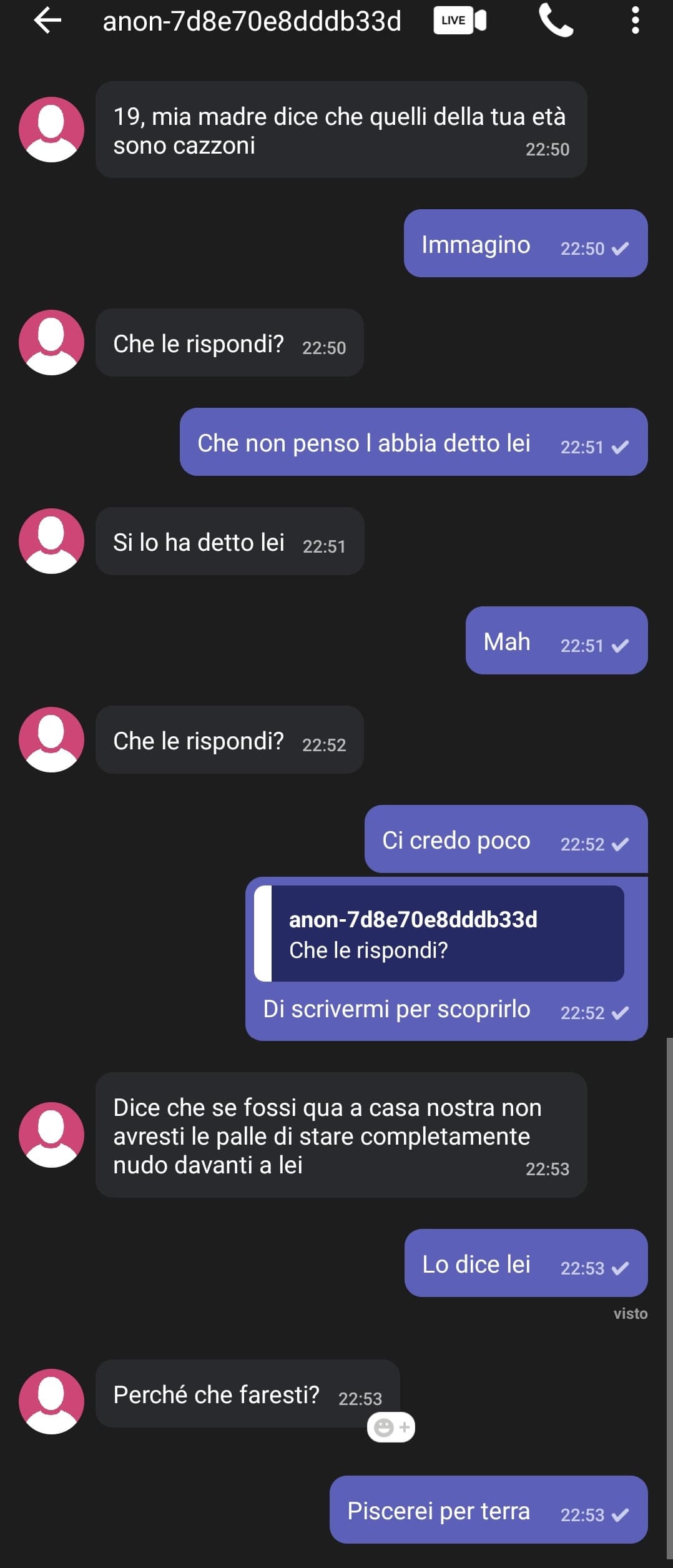 Che malati dio