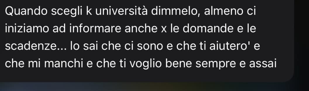che fastidio… è mia zia, pare un messaggio innocente e buono, invece vi assicuro è tutto sbagliato, ma sono troppo nervoso per sfogarmi