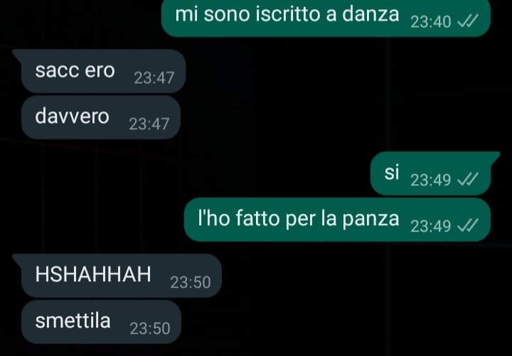 mi fa ridere un sacco 