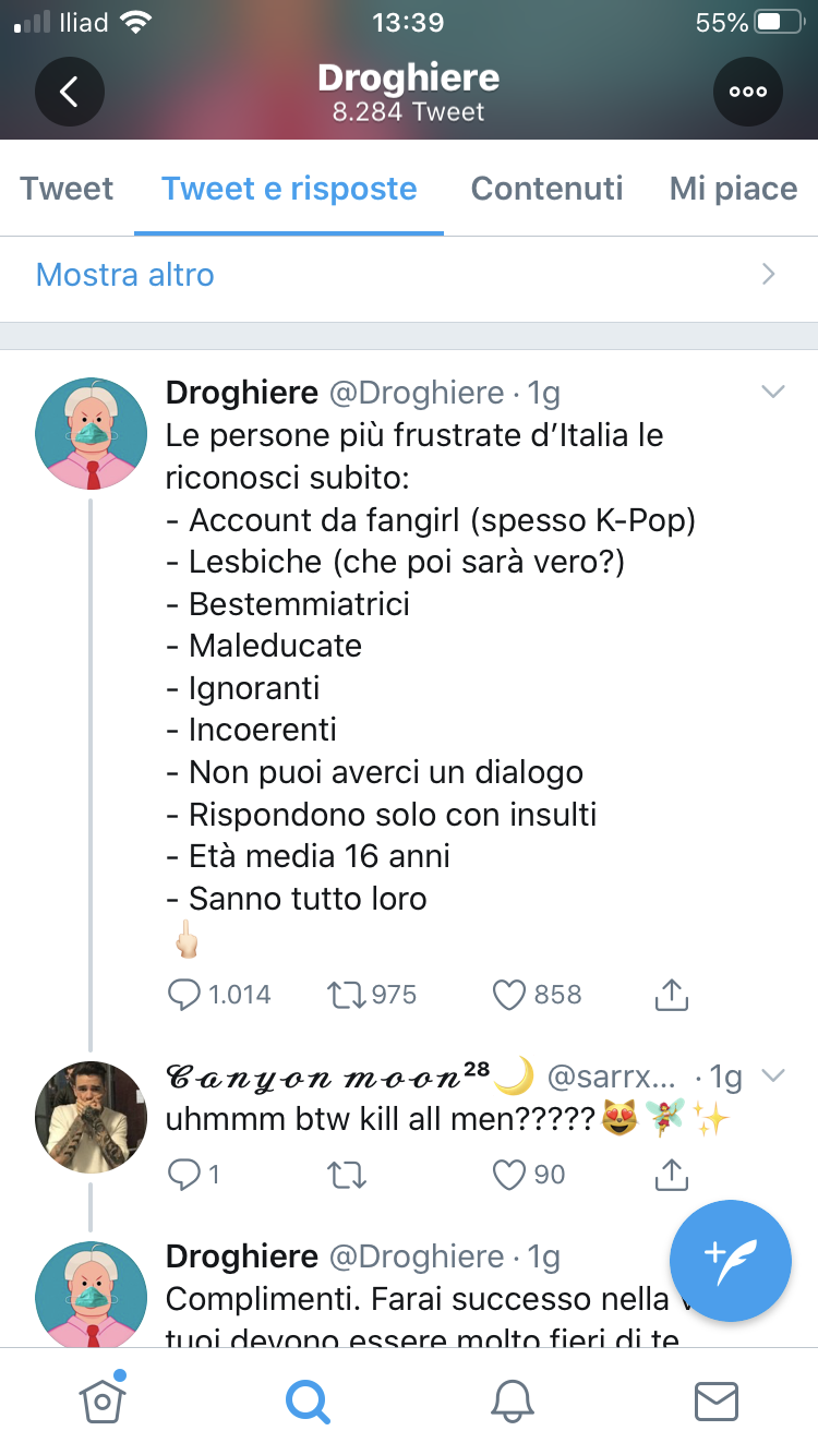 Povero uomo bianco frustrato 