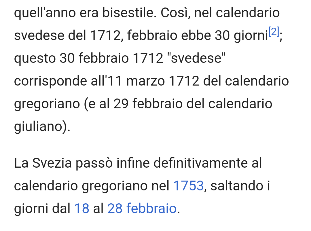 Il 30 febbraio... È esistito 3 volte