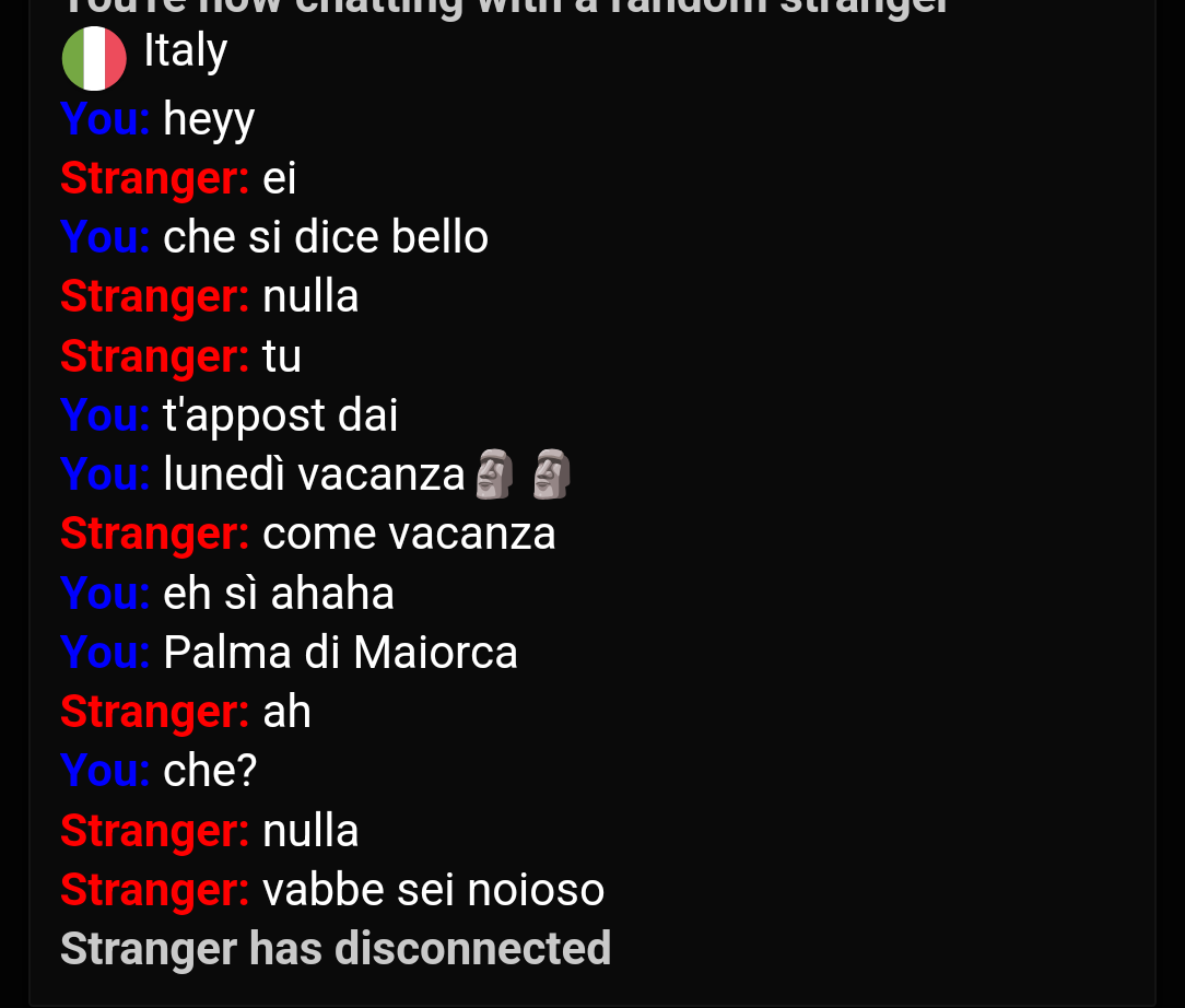 wtf. sono noioso perché vado in vacanza