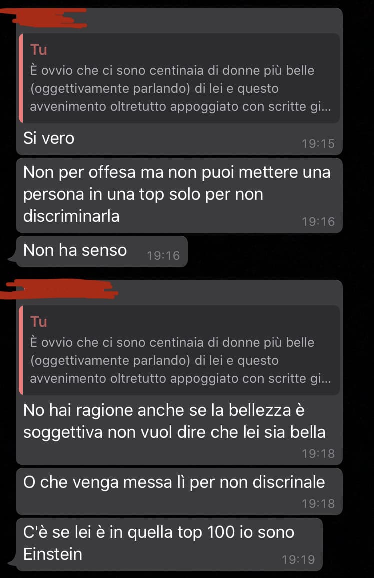 Tanto per mostrarvi la voce di chi vuole la meritocrazia