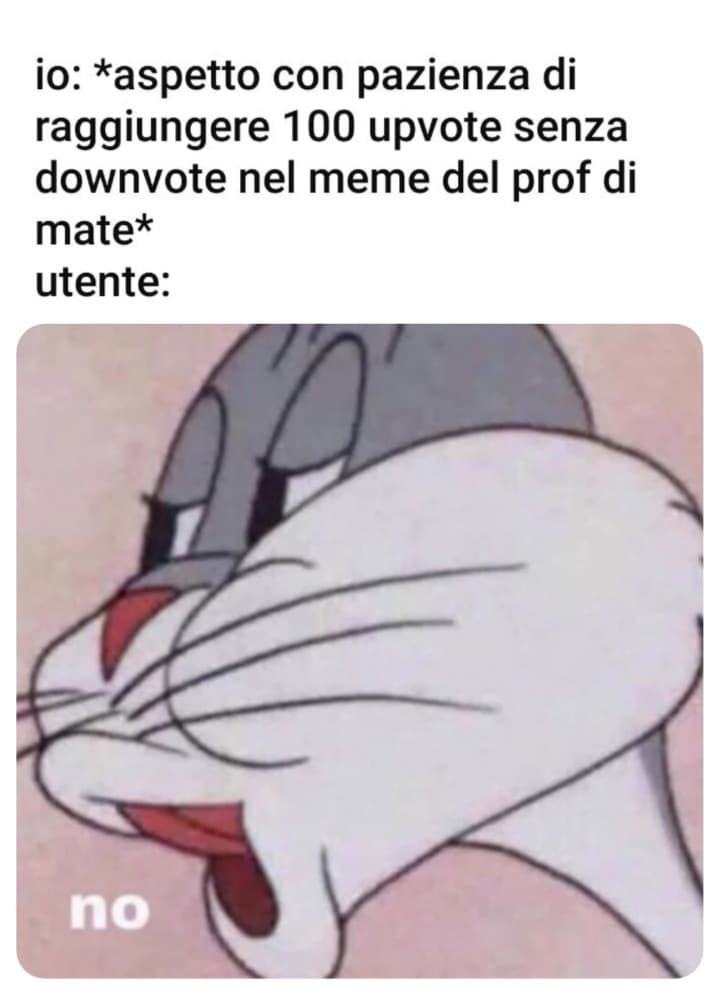 E io che volevo farci un secondo meme...