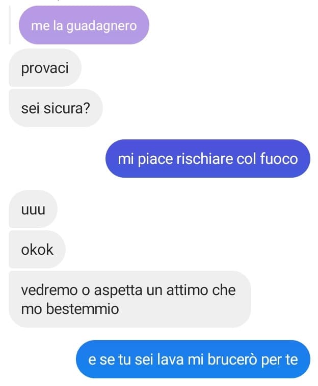 non volevo andasse a finire così