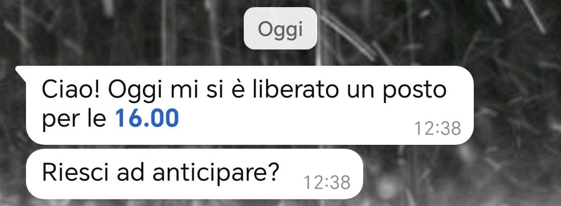 Mi ha risolto metà dei problemi 