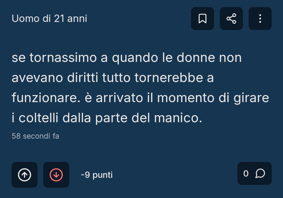 Mai visti tanti dislike