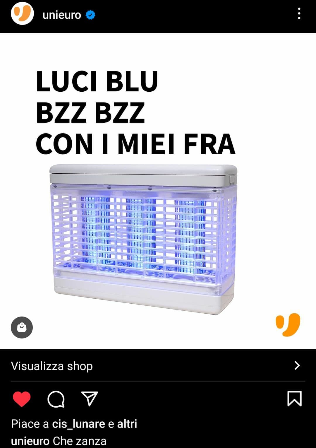 L'account insta dell'unieuro è spettacolare lmao..