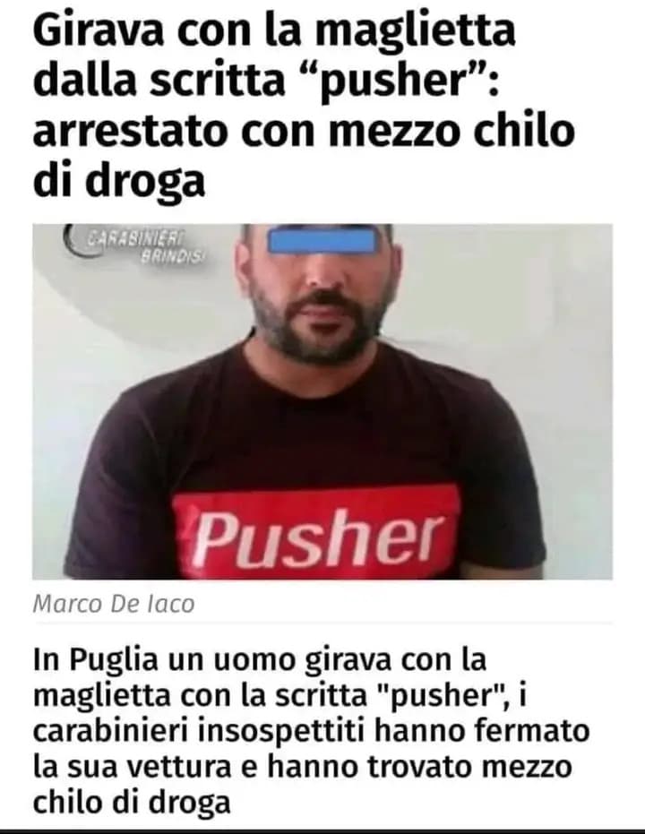 Ma questo è un coglione