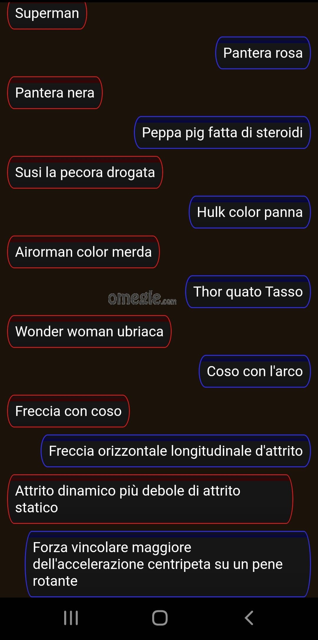 Discussioni di un certo livello