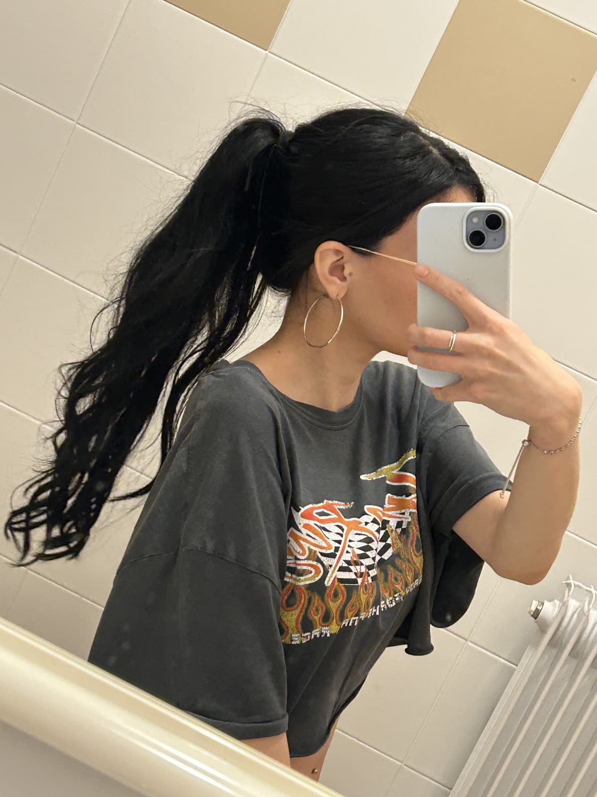 Io che mi scatto le foto nel bagno dell’università 