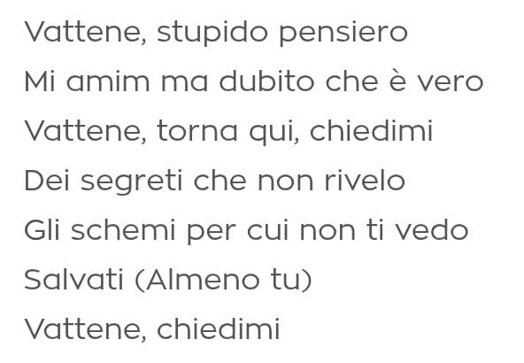 Oggi sono irrequieto e pensavo...