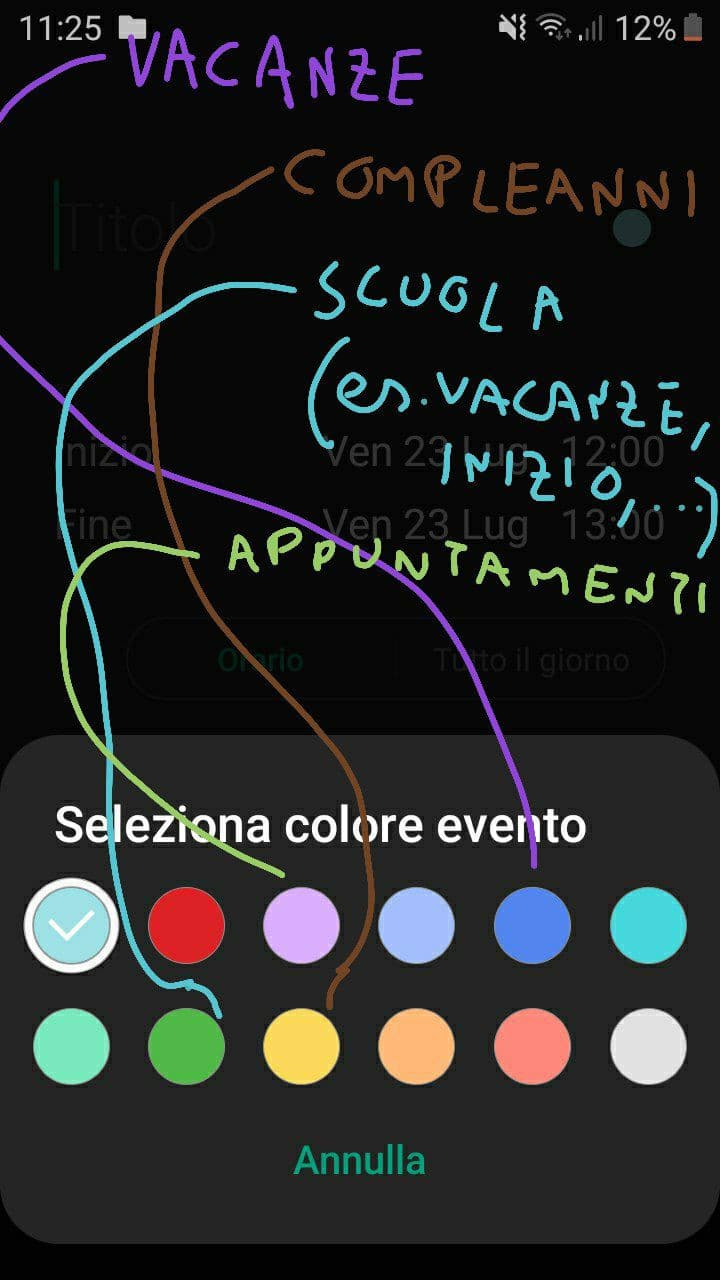 Ho 8 colori liberi, a che li posso abbinare?