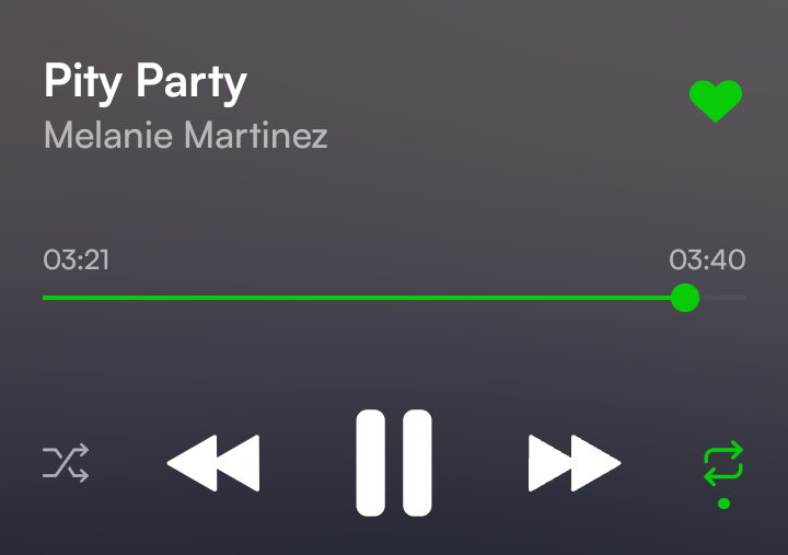 Non che Melanie mi piaccia molto ma Pity party, amo sta canzone 