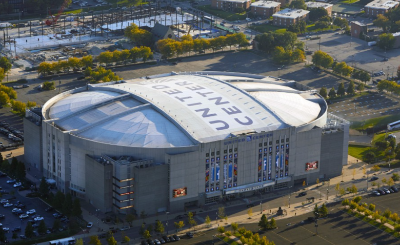 #architettura United Center di Chicago: la casa dei Chicago Bulls