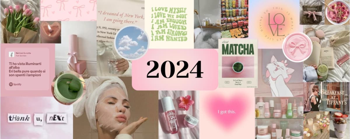 io felicissima delle mie nuove visionboard che le sto mettendo dappertutto 