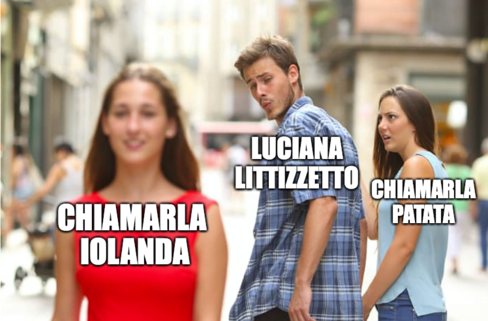 Ah, la nostra Lucianina...