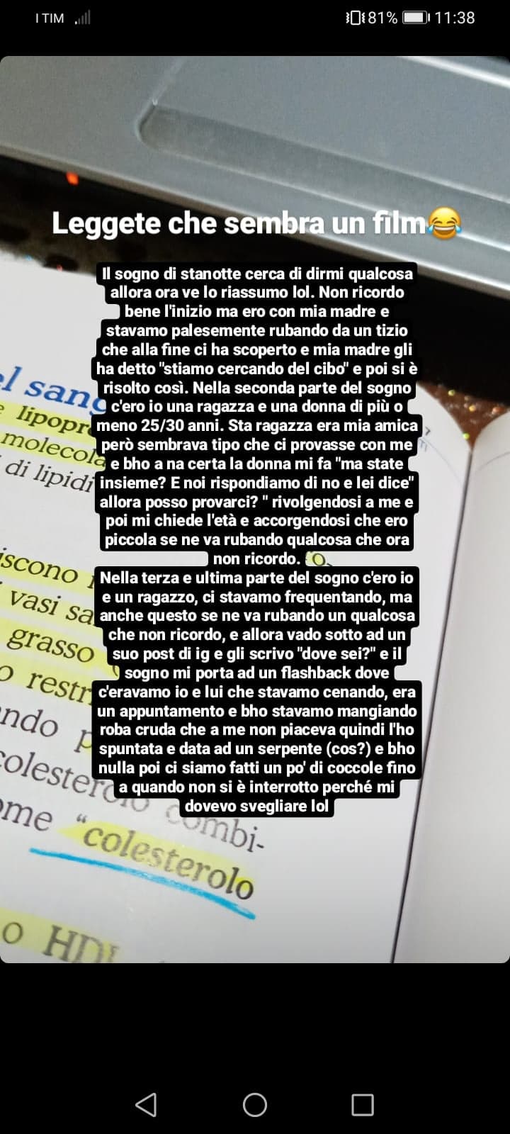 Potrei scriverci un libro HAHAHA