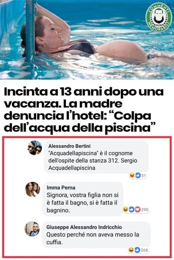 uhmm si colpa dell'acqua ovvio 