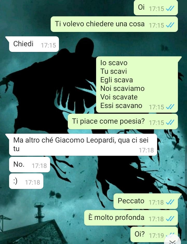 Che ho detto di male?