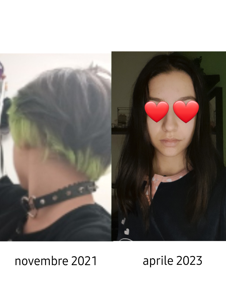 la crescita dei capelli è impressionante