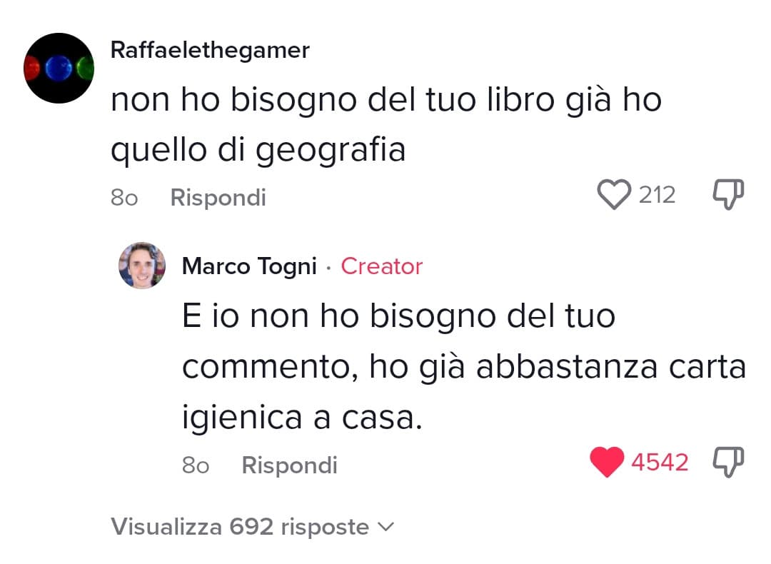 "le persone brutte nn hanno speranza" "devie essere un modello per rimorchiare" Marco Togni è un chiaro esempio di uomo non bellissimo con cui andrei a mangiare il sushi ha una bella attitude e lo seguo da ANNI siate come lui capre