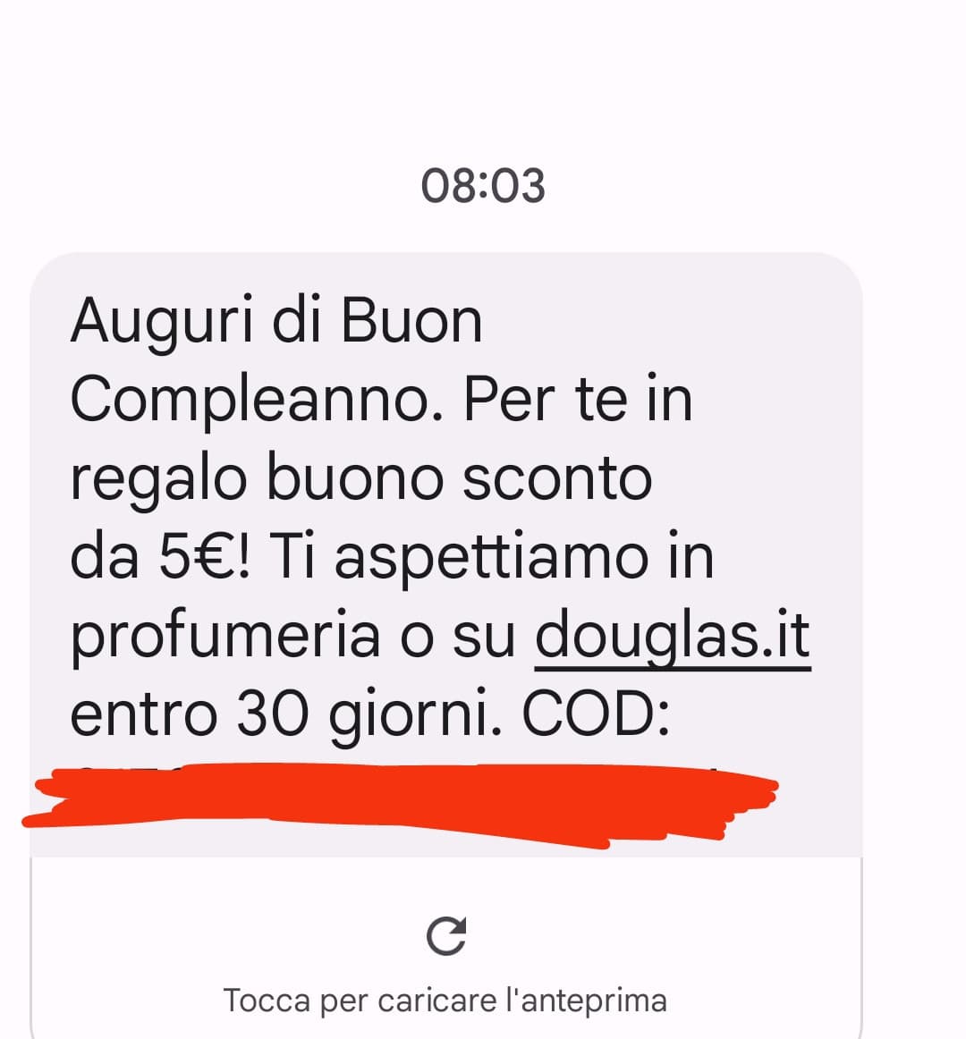 Si sono sprecati nel darmi 5€ 