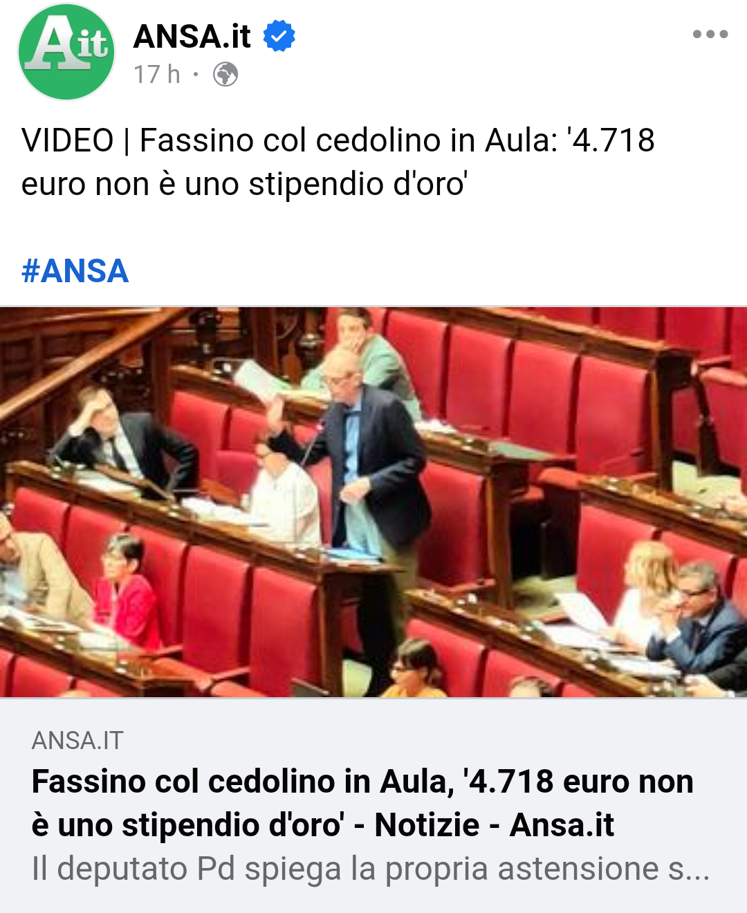 "Non riesco a capire perché il ceto medio-basso non si senta più rappresentato dal centro sinistra" :