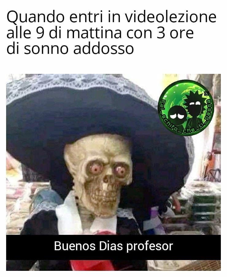 E tutto questo perché la sera prima cazzeggio fino alle 05:00 