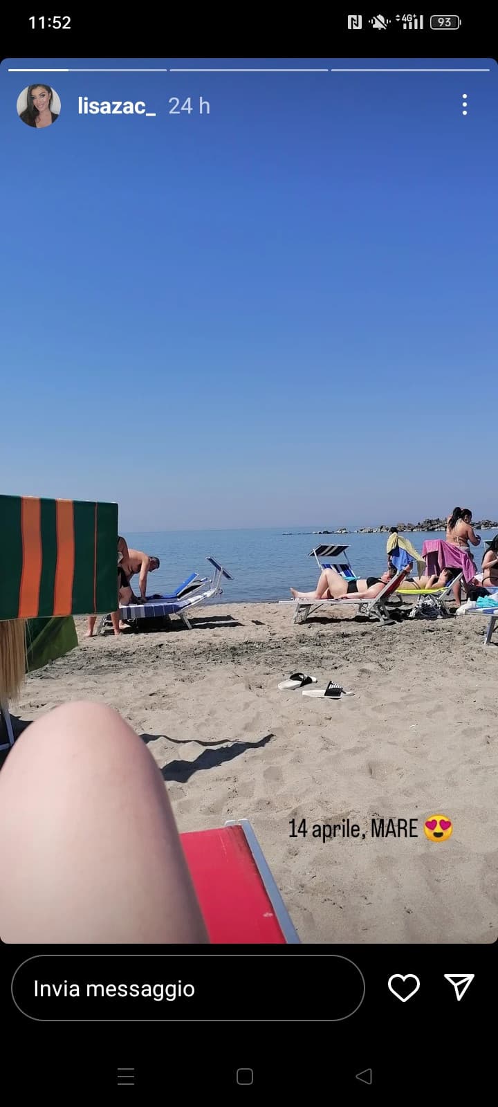 Beato chi può andare al mare, io non ho nessuno e non posso andarci nemmeno in estate 