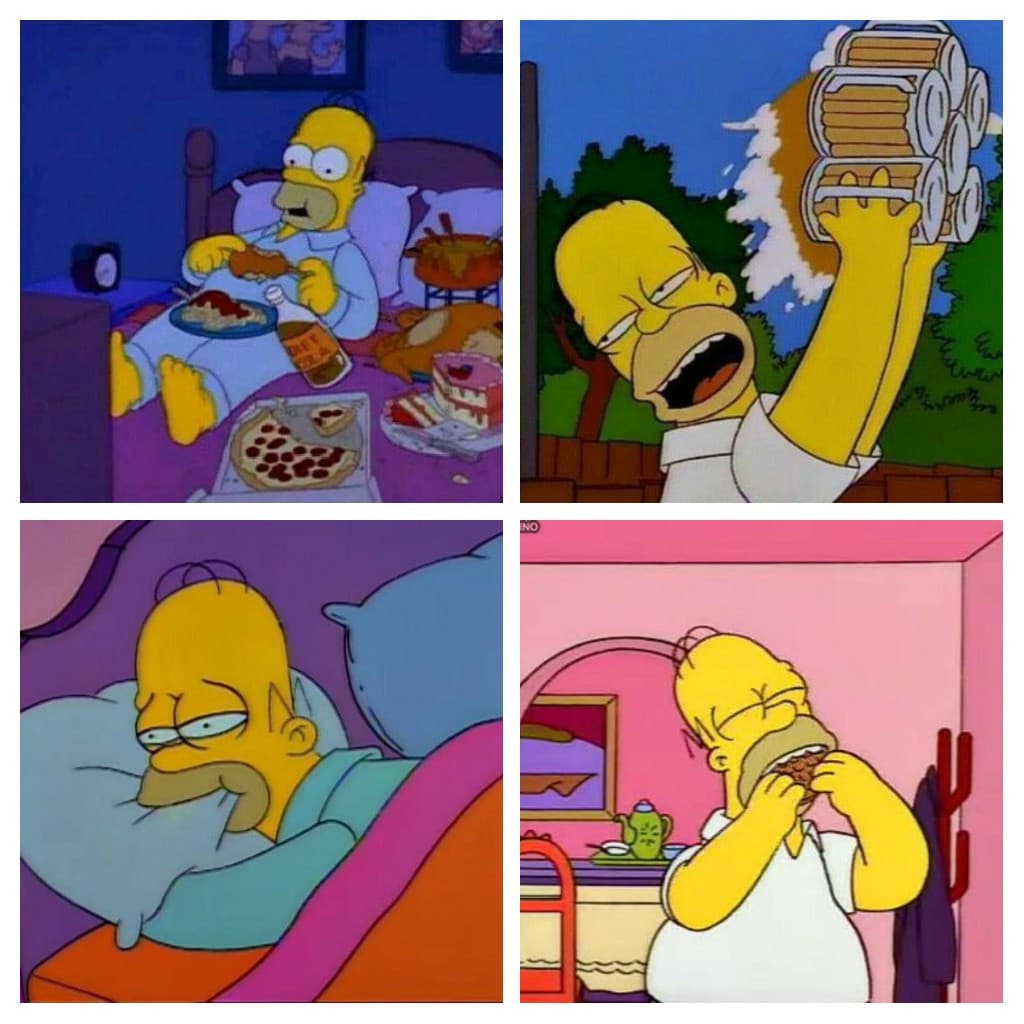 Io e Homer due gemelli separati dalla nascita. L'unica differenza è che lui è famoso... E giallo