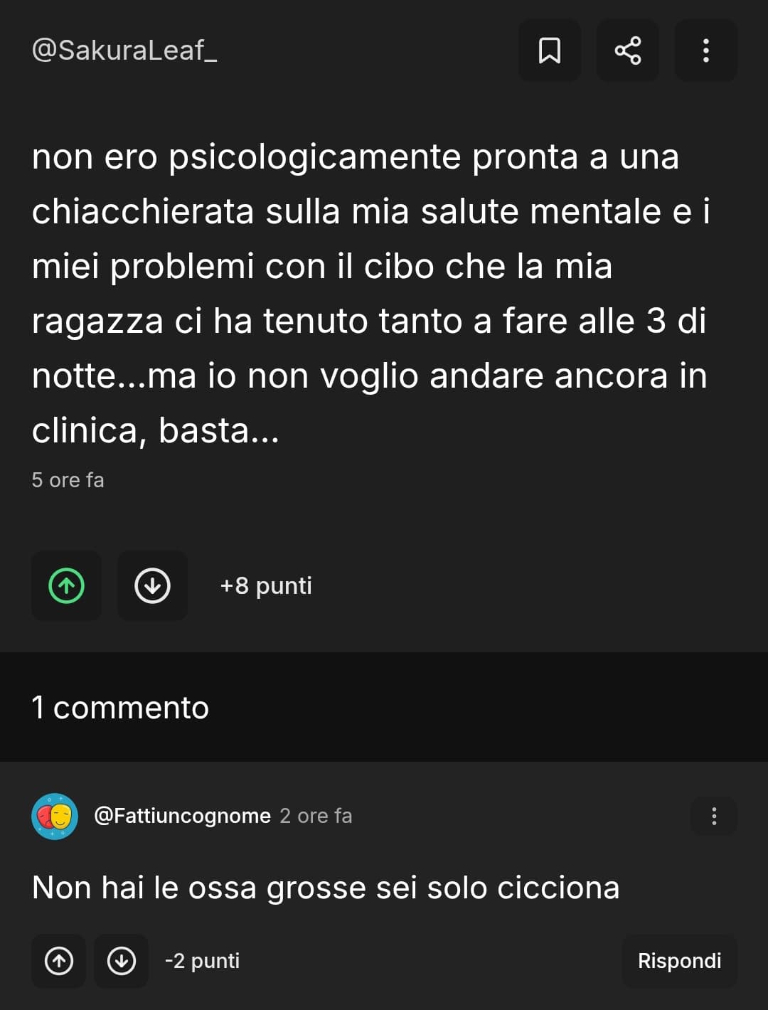 ho tempo solo ora di commentare questo, ma cazzo come si può essere così coglioni?