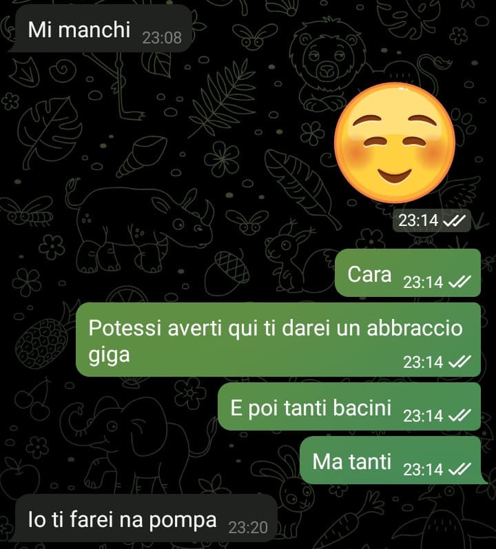 Io mica mi oppongo eh, ci mancherebbe altro hahaha