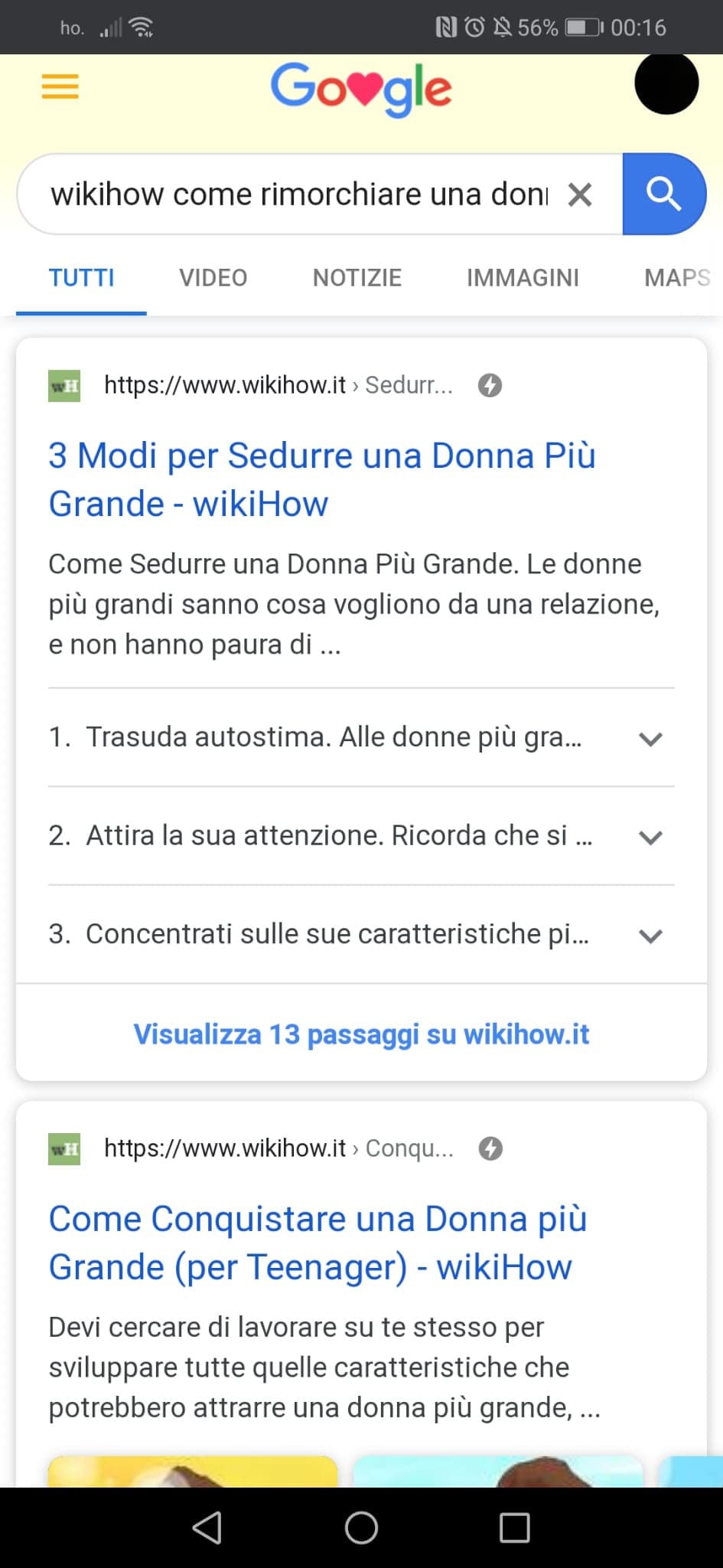 QUANDO NECESSITO GLI AIUTI DA CASA: 