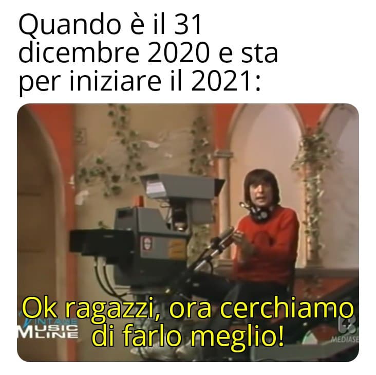 No, dai... Davvero... Stavolta facciamolo meglio.