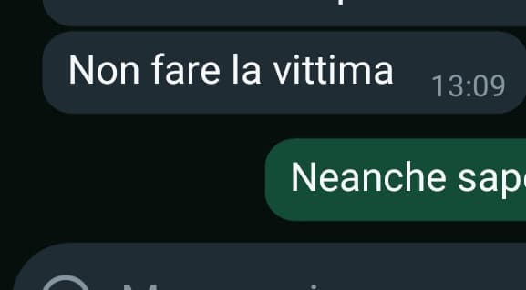 Non fare la vittima 😃