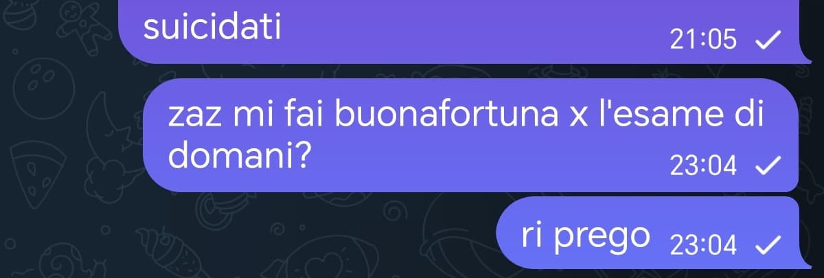 non mi ha fatto buonafortuna io come faccio ora