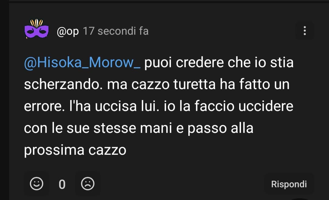 per favore facciamolo internare