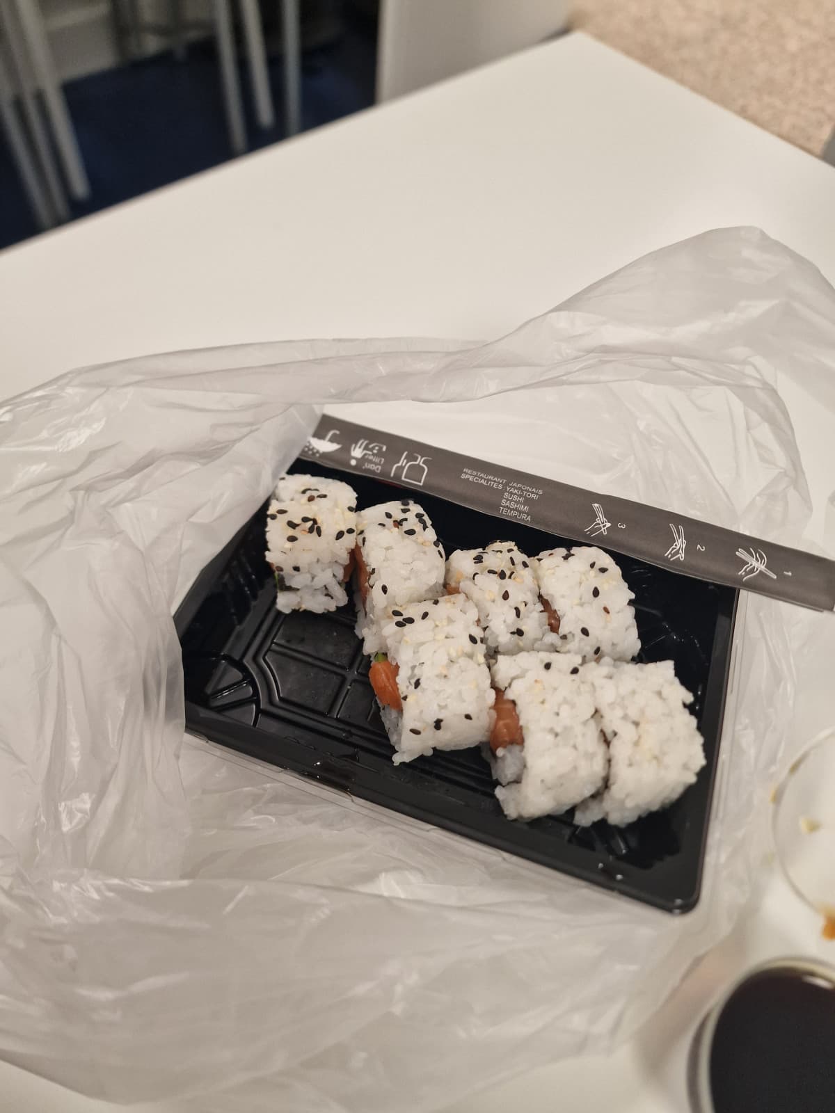 Sushi prima di un esame